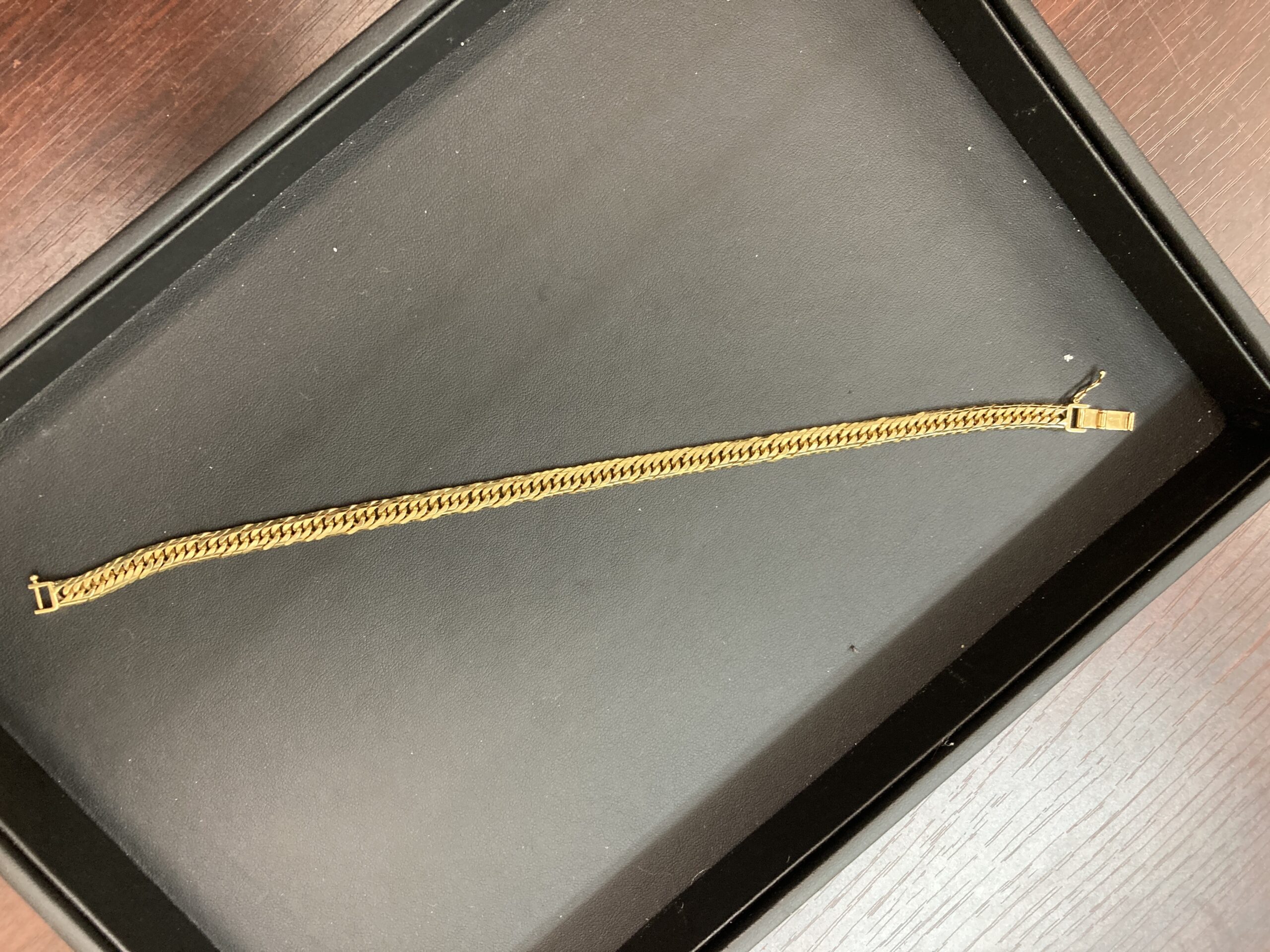 16面Mカット アンクレット 25cm 25.5g