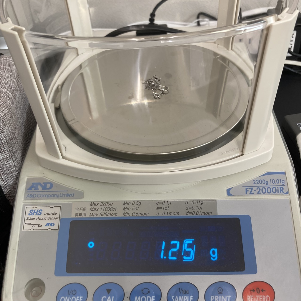 ベネチアンチェーン K18WG 1.25g