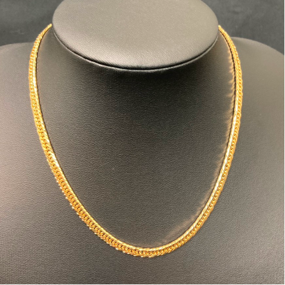 K18喜平ネックレス 10面カットトリプル40cm20g