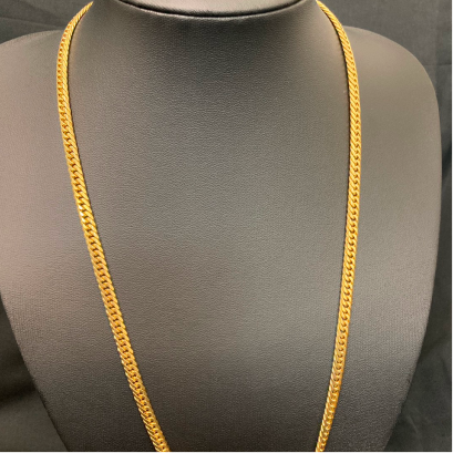K18喜平ネックレス 6面ダブル60cm50g