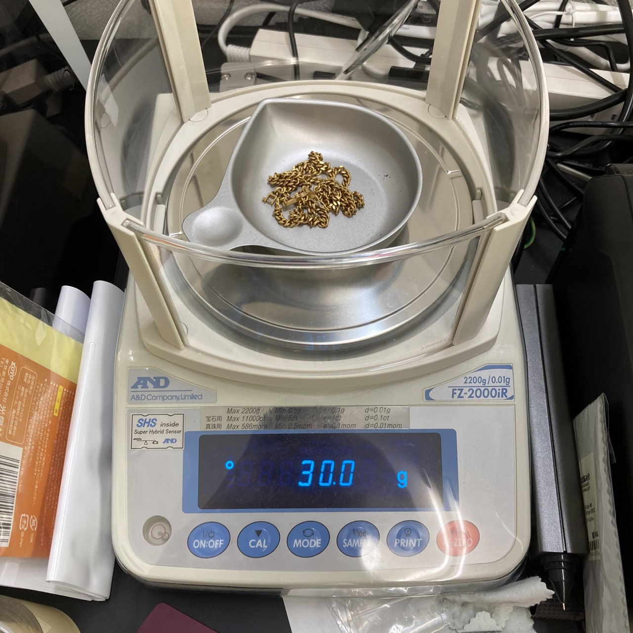 K18喜平ネックレス2面シングル 50cm30.0g